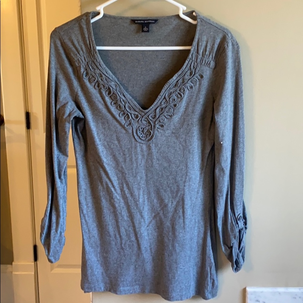 Gray banana republic shirt size small